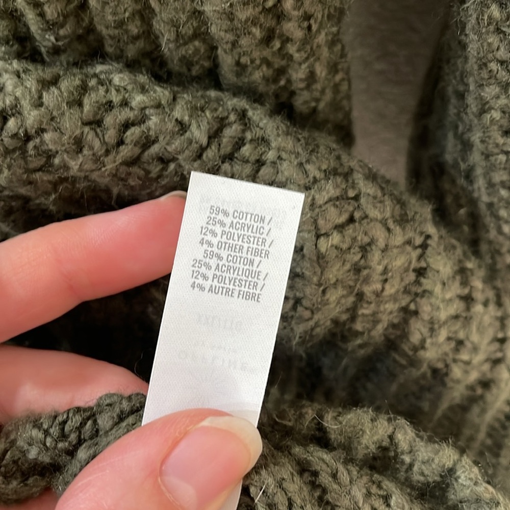 Aerie Offline Chunky 1/2 Zip Sweater Size XXL - Picture 6 of 7